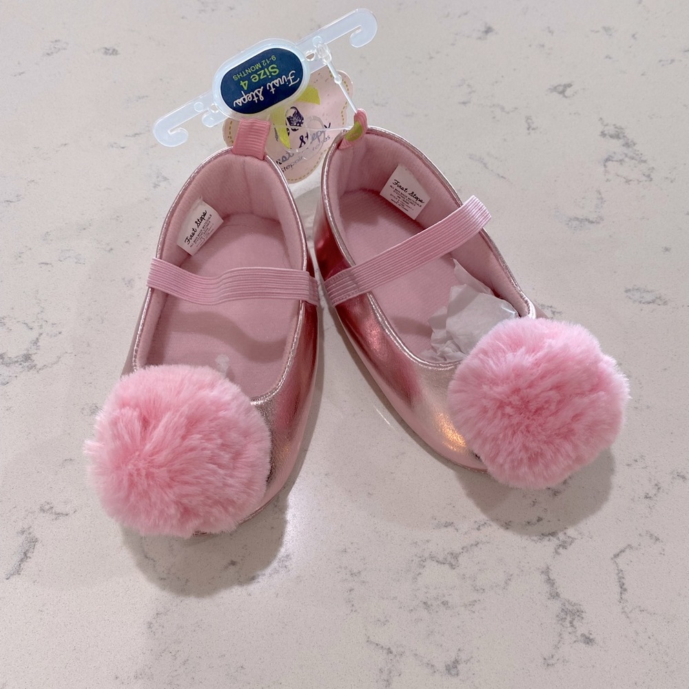 Precious Pink Baby Shoes